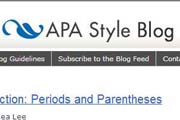 APA Style Blog